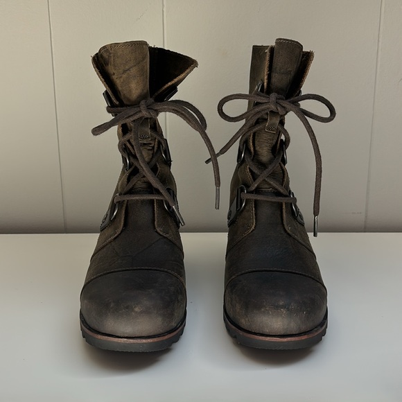 Sorel Women’s Joan of Arc Wedge II bootie - dark brown - Picture 2 of 9